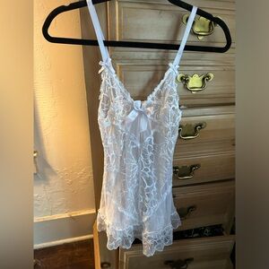 Frederick’s of Hollywood lace lingerie top